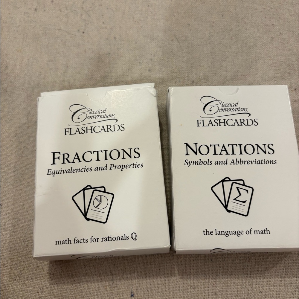 Classical Conversations Math Flashcards Set
